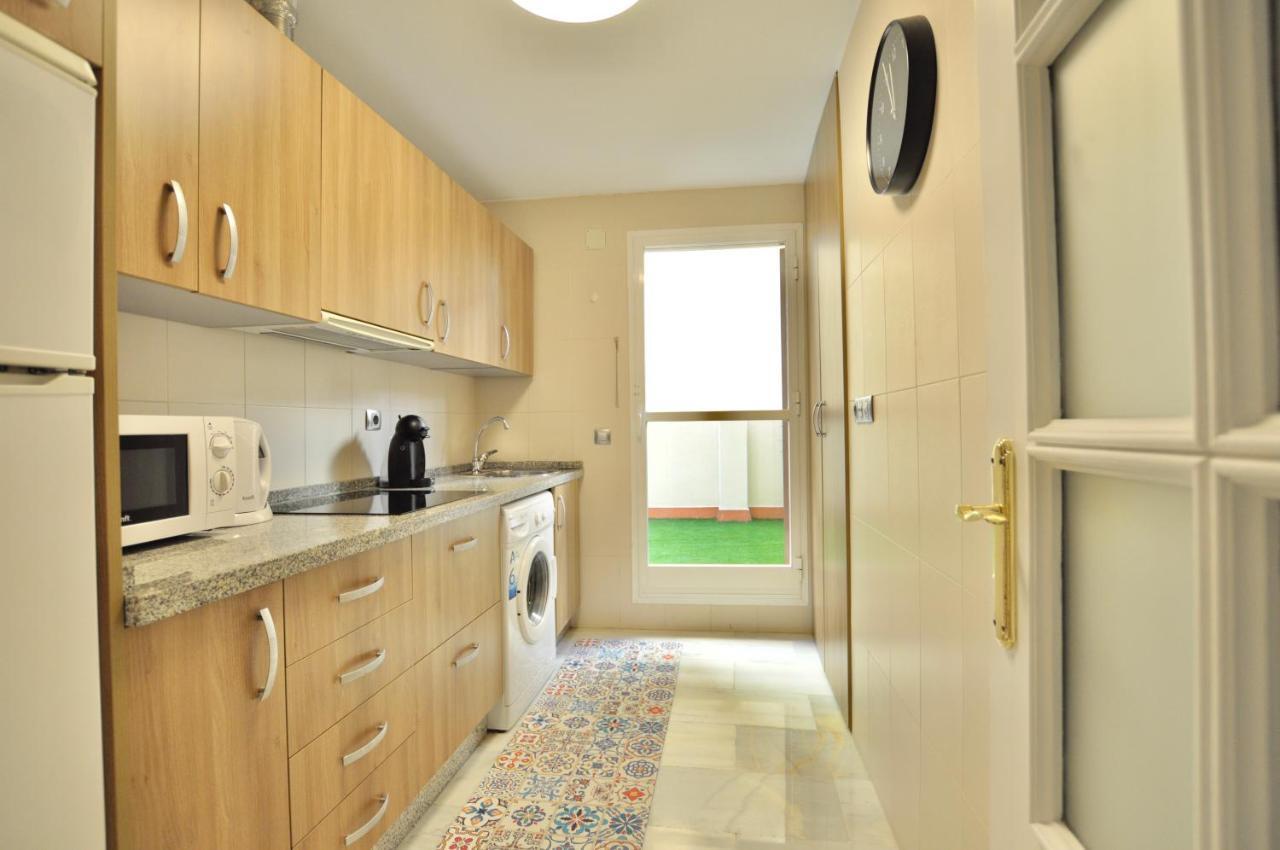 Luminoso Y Coqueto Apartamento Con Jardin Malaga Bagian luar foto