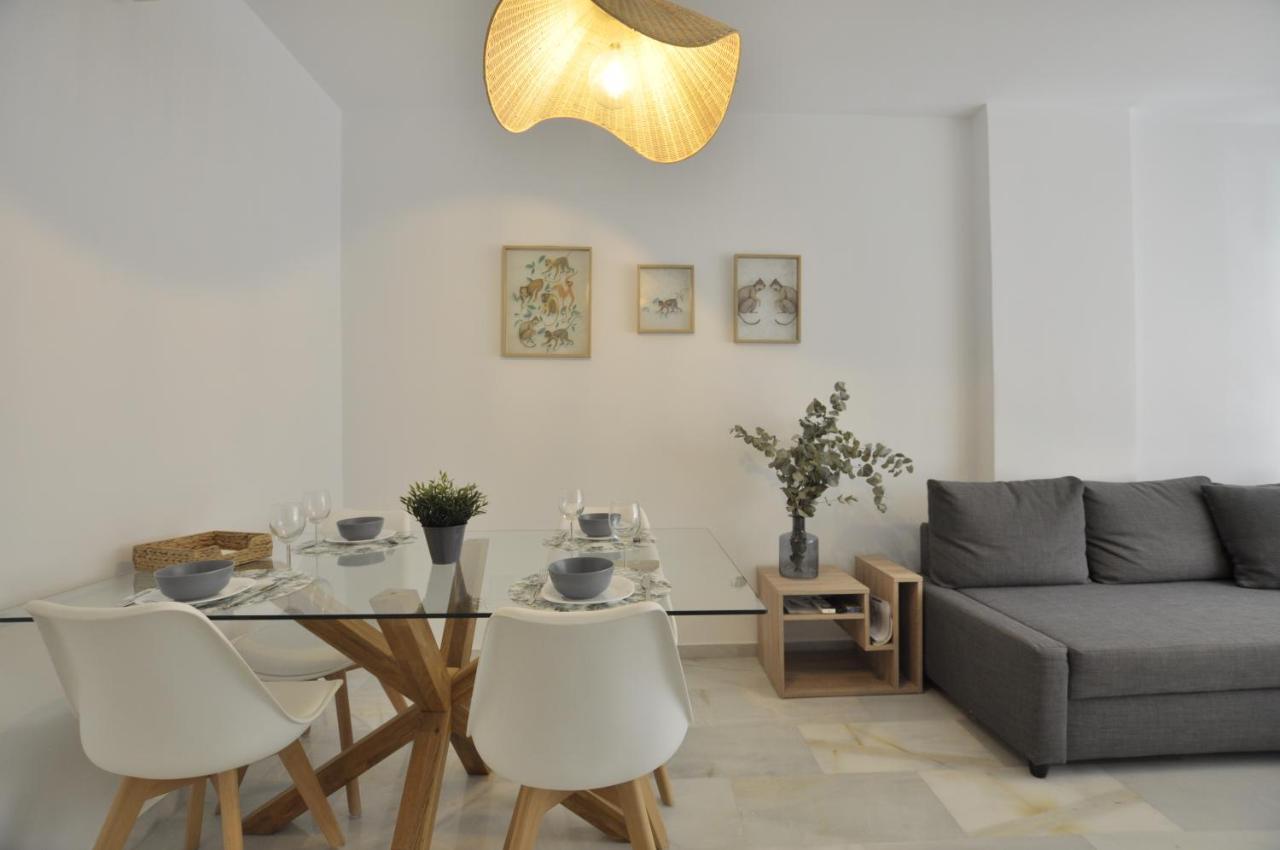 Luminoso Y Coqueto Apartamento Con Jardin Malaga Bagian luar foto